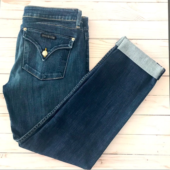 Hudson Jeans Denim - Hudson Bacara Crop Straight Cuffed Jeans